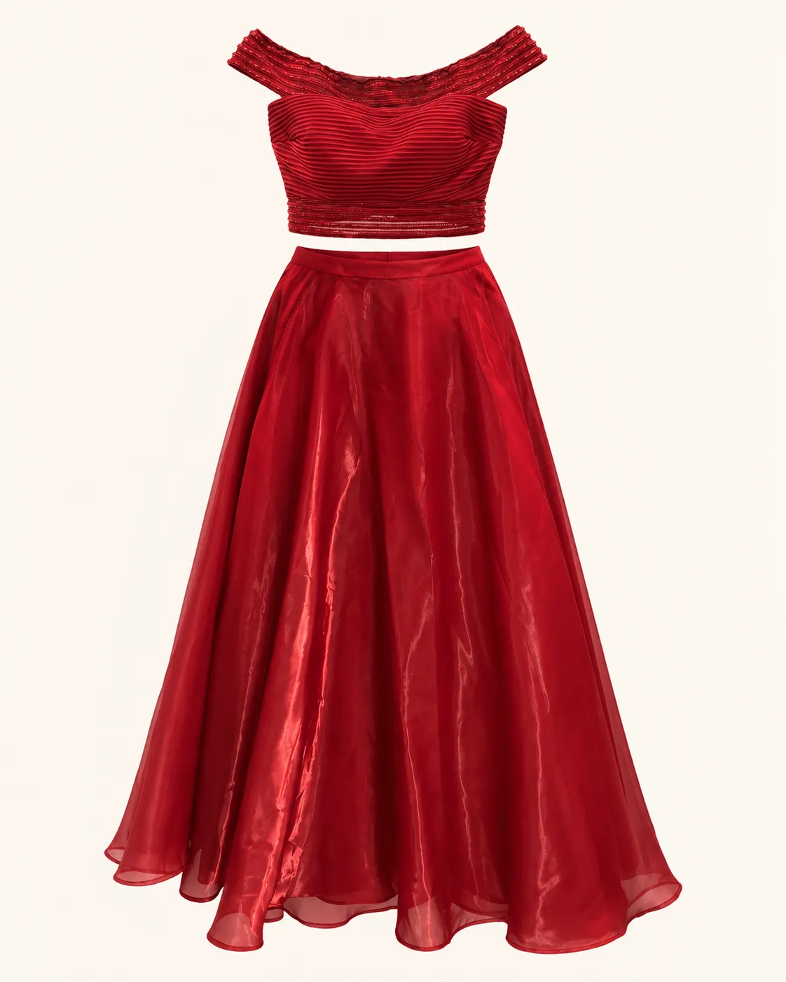 Ensemble de soirée rouge