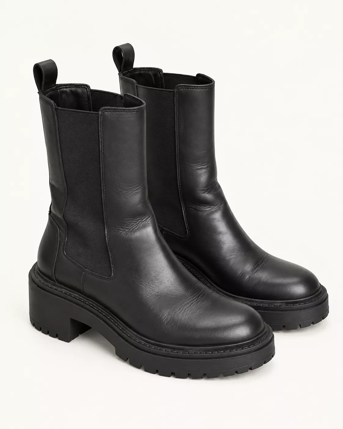 Bottines Chelsea noires ZARA