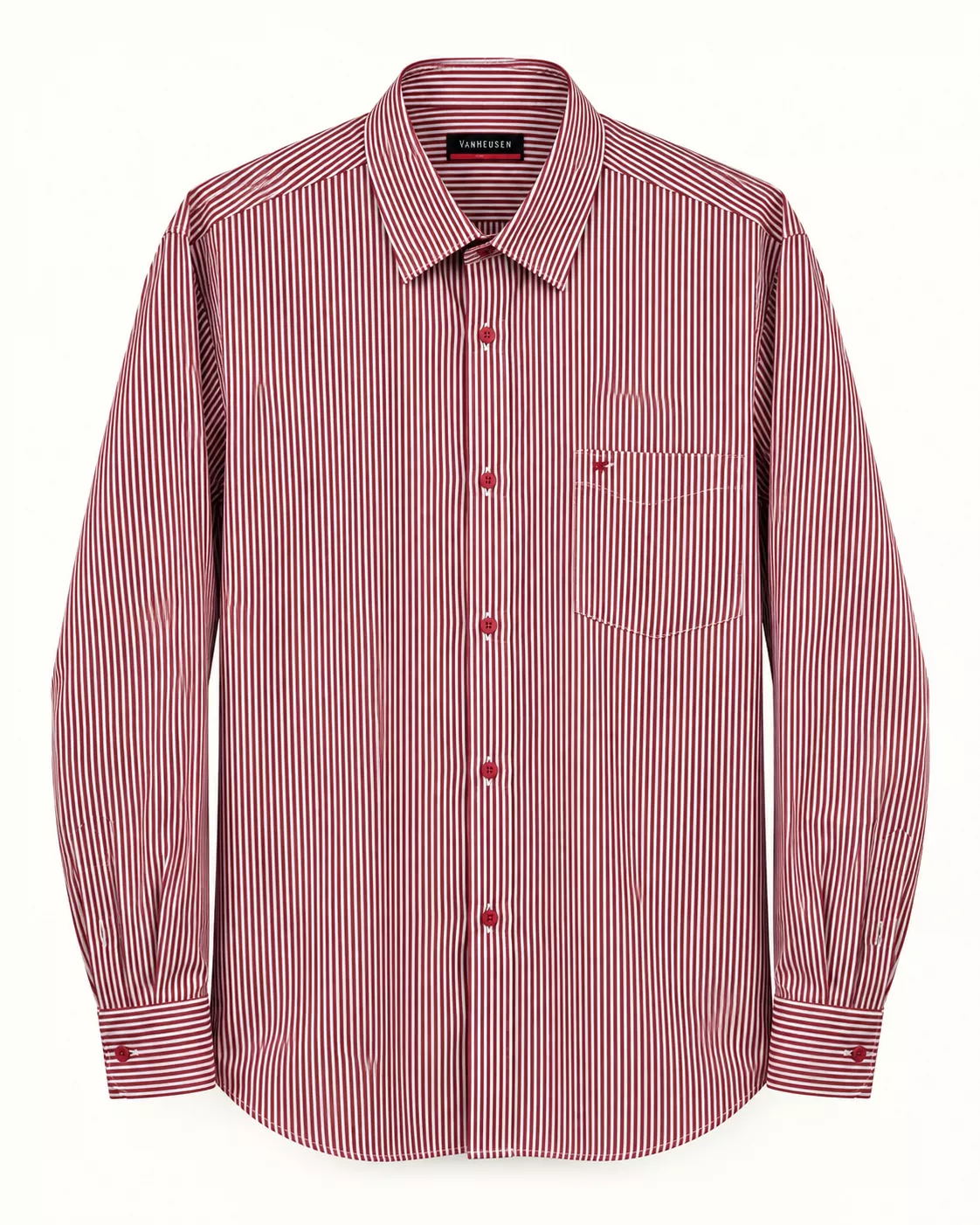 Chemise Homme Van Heusen Rayée Rouge & Blanche