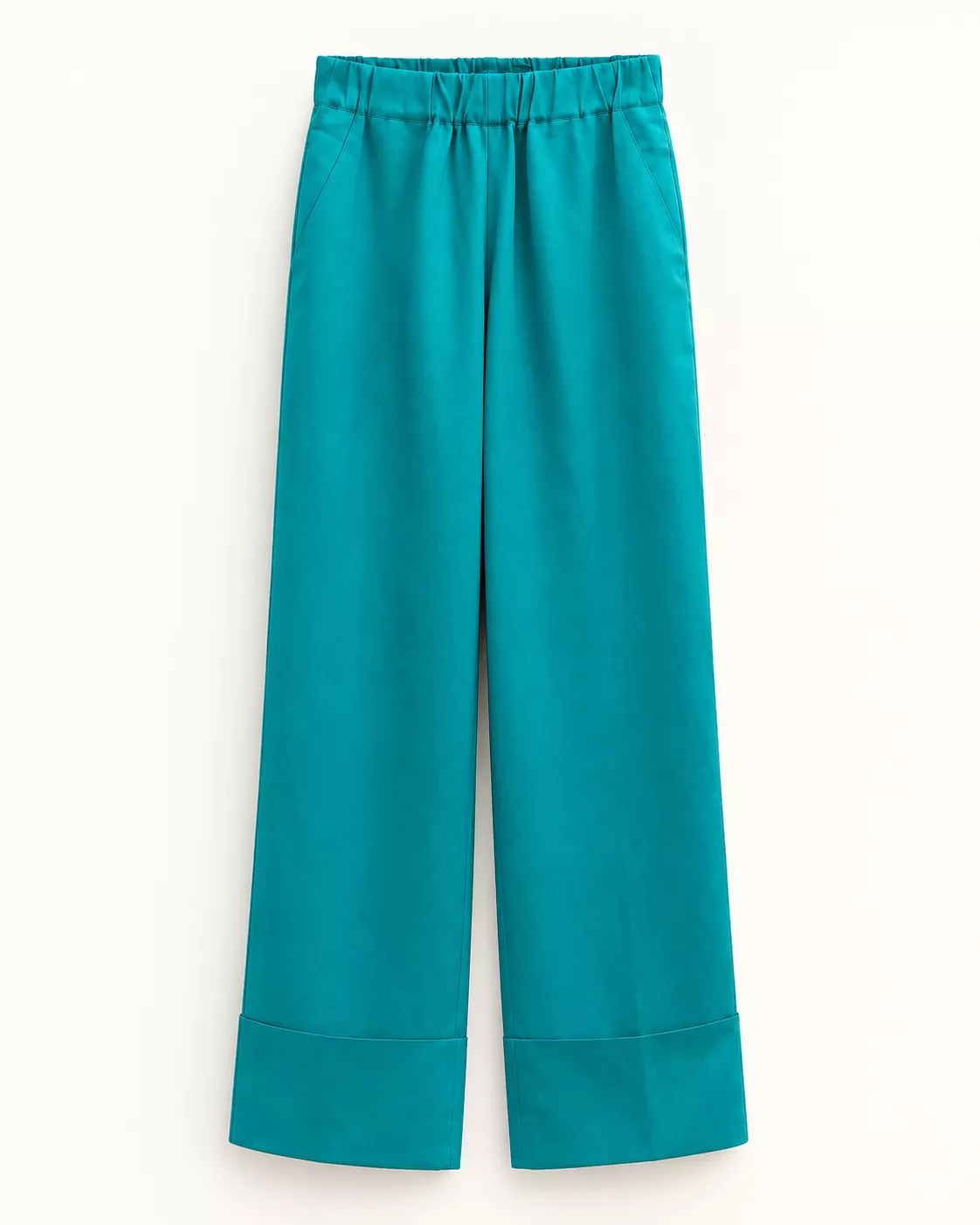 Pantalon large turquoise ZARA
