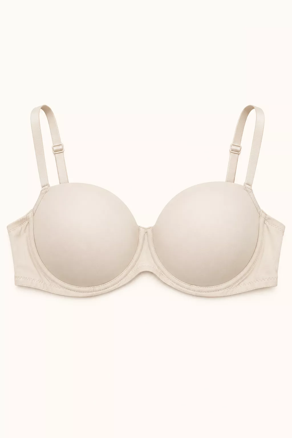 Soutien-gorge à coques beige