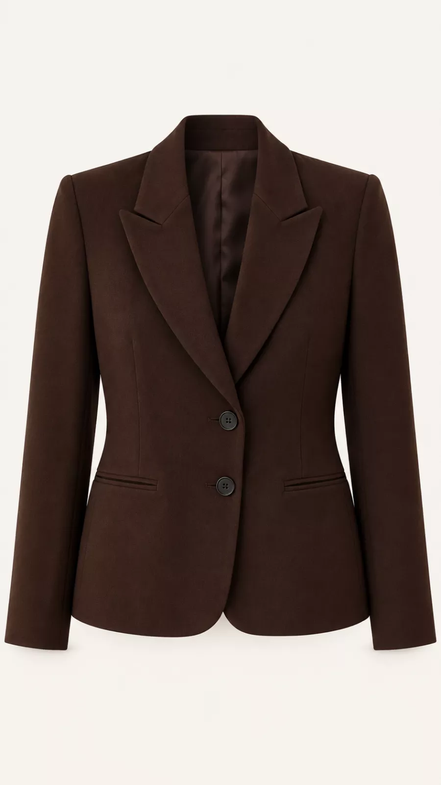 Blazer femme marron chocolat