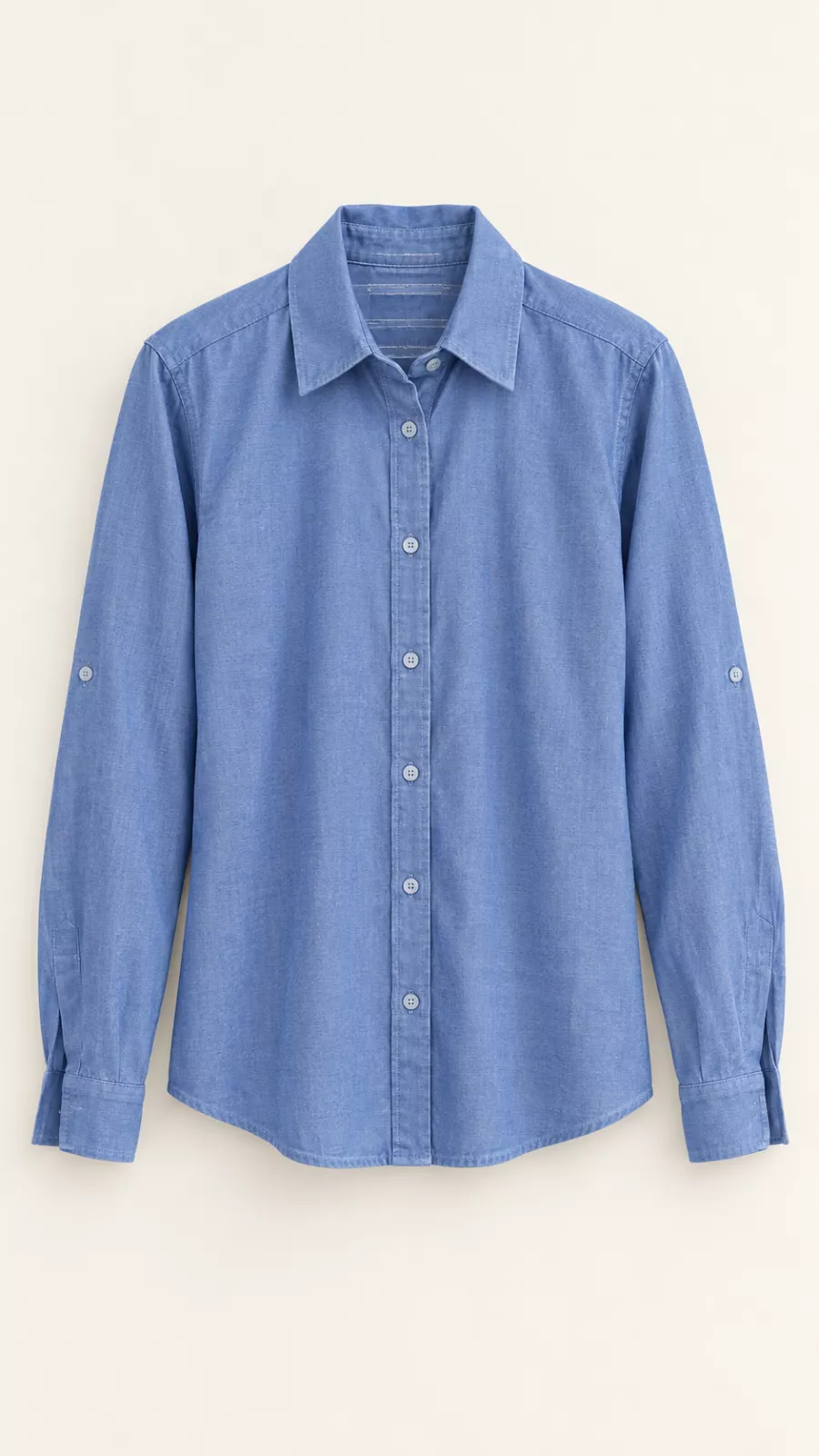 Chemise bleue à manches longues – Homme
