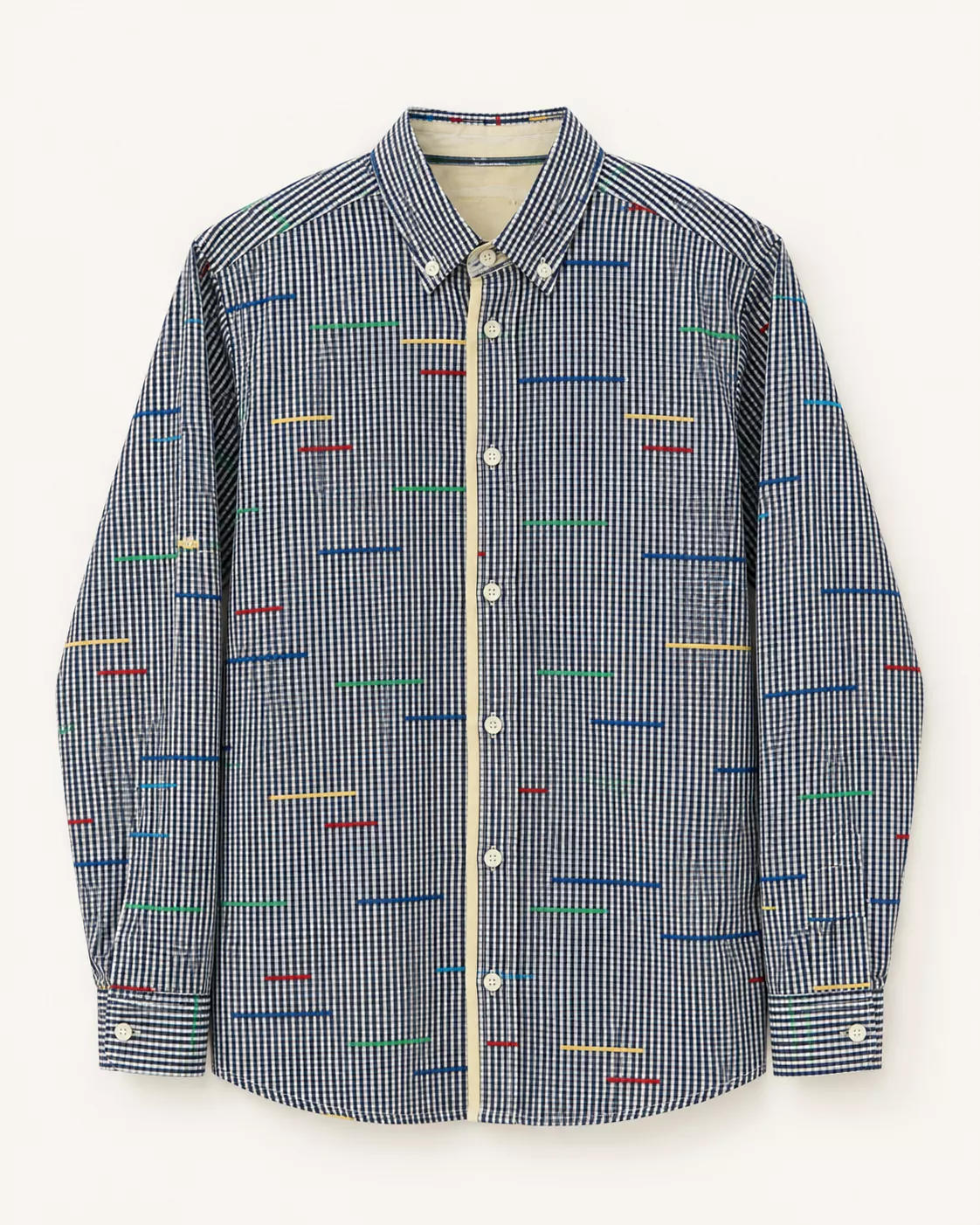 Chemise à carreaux multicolores – Manches longues