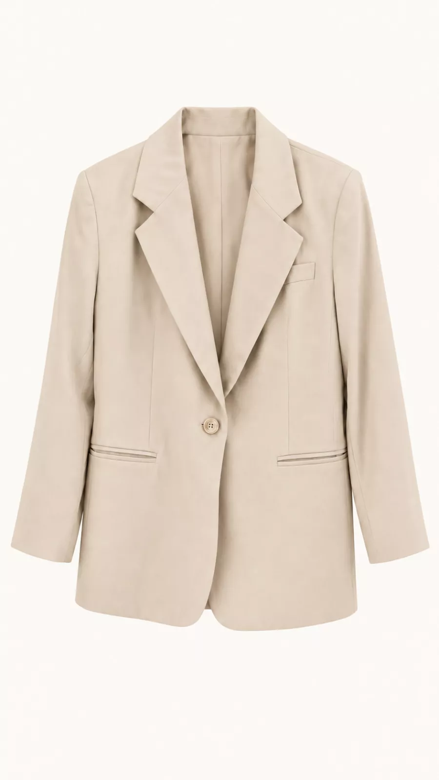 Blazer Femme Chic Beige Clair